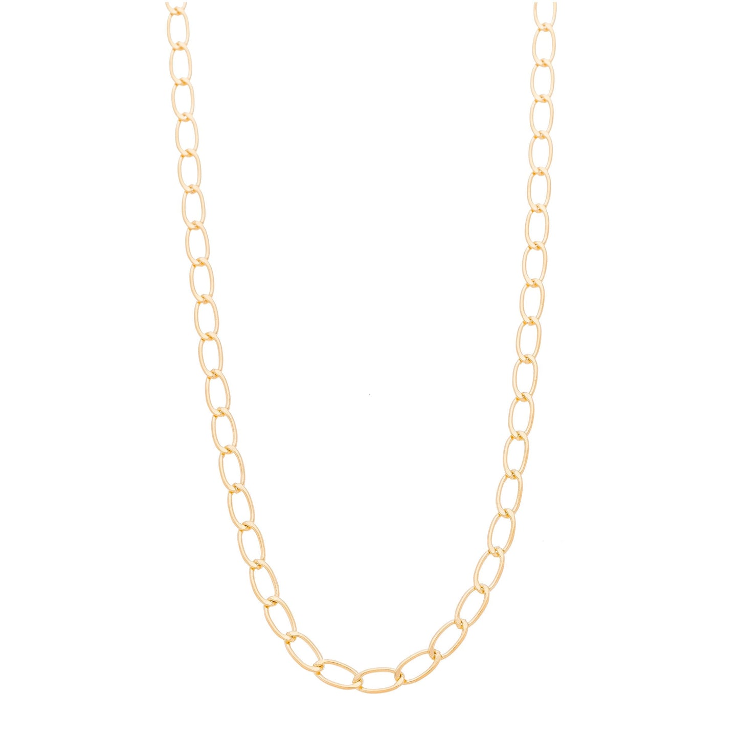 Corrente 60 cm banhada a ouro 18k - Biju & Cia.