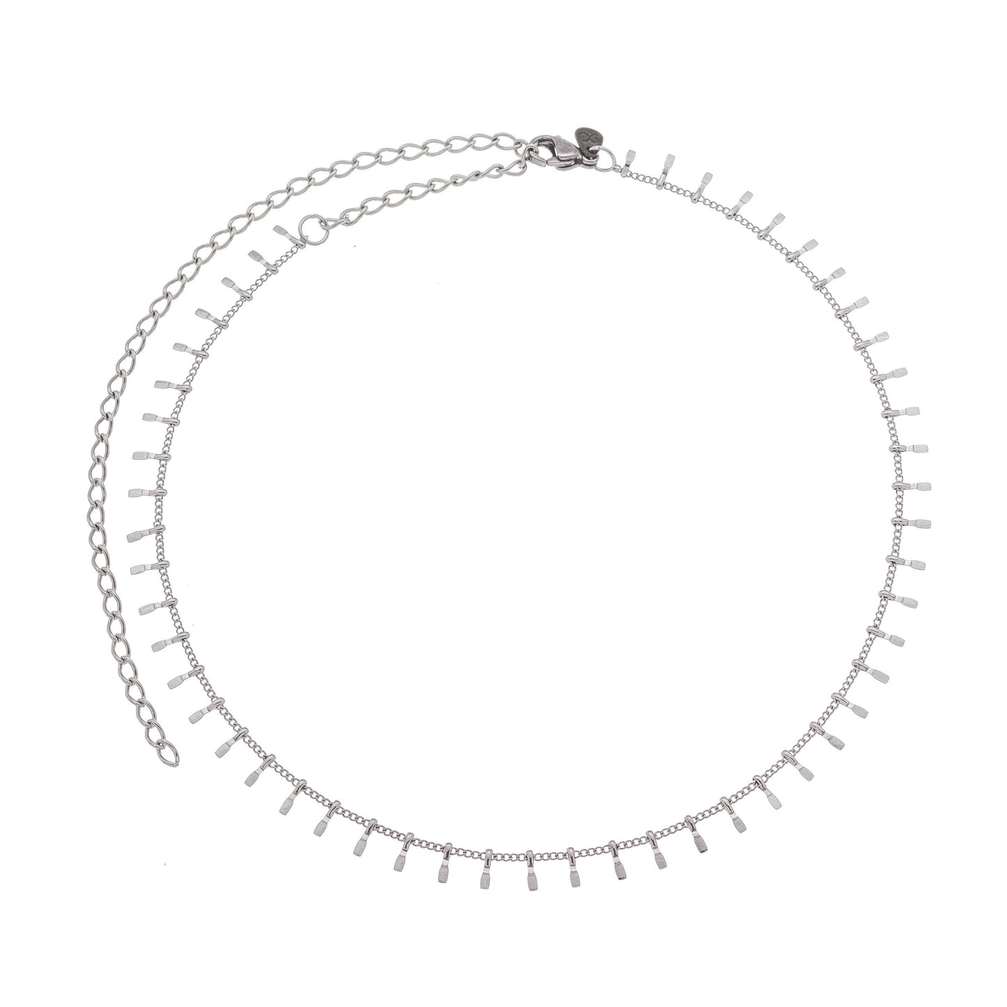 Choker palitinho em aço inox