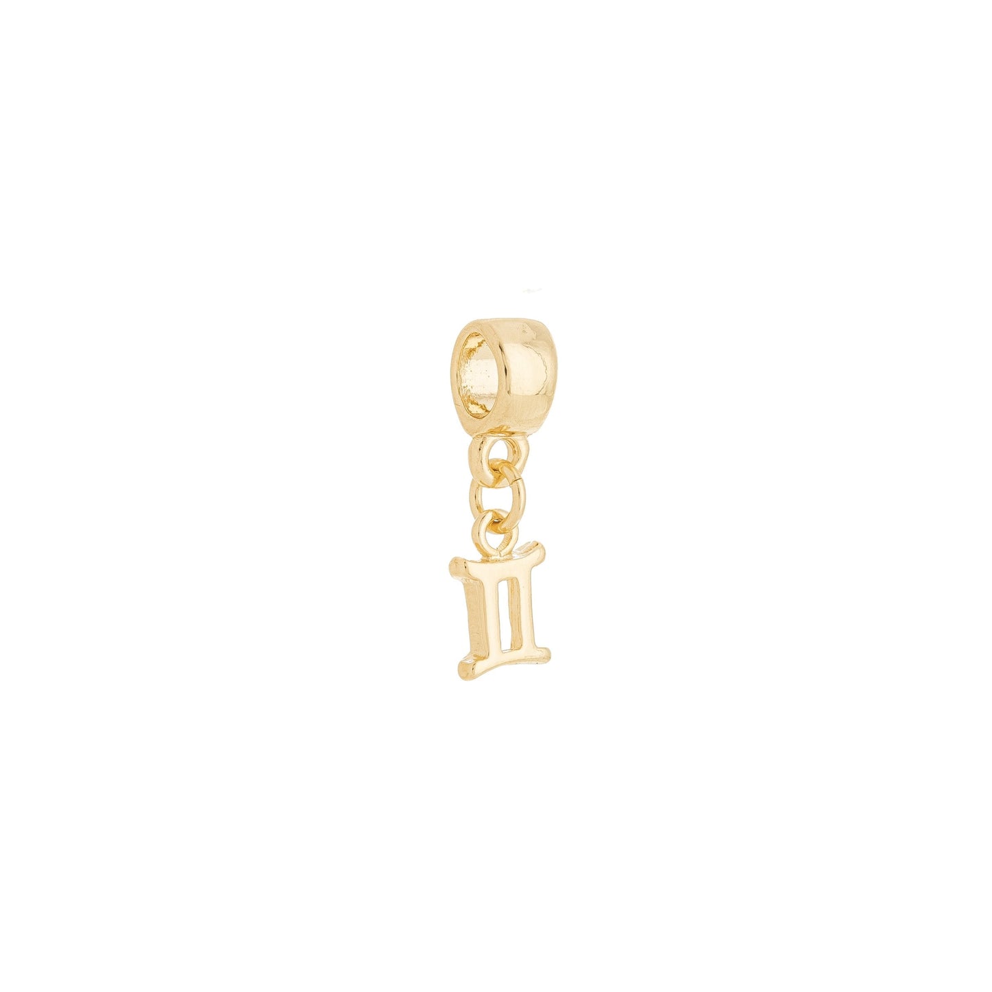 Berloque de signos banhado a ouro 18k - Biju & Cia.