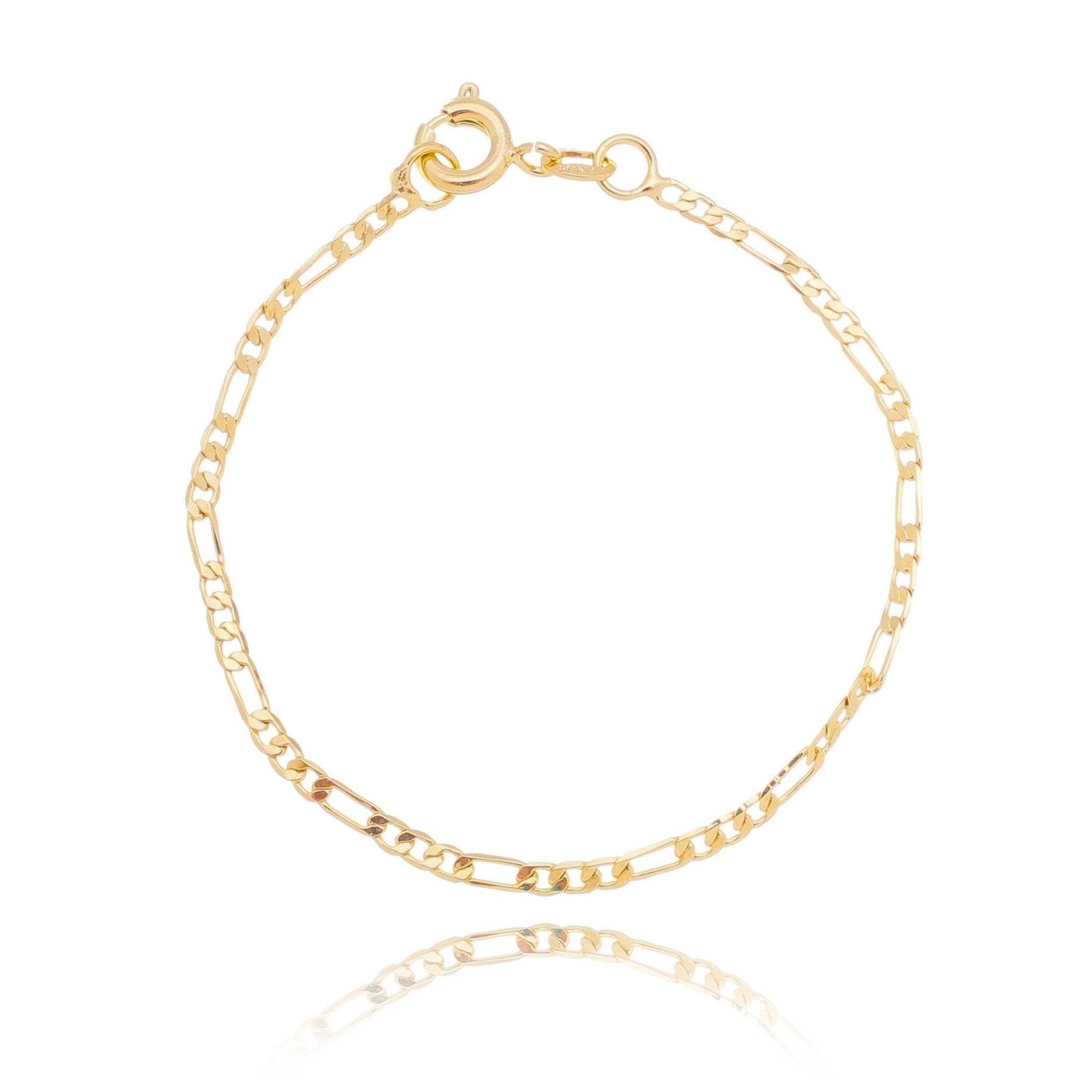 Pulseira infantil masculina banhada a ouro 18k - Biju & Cia.