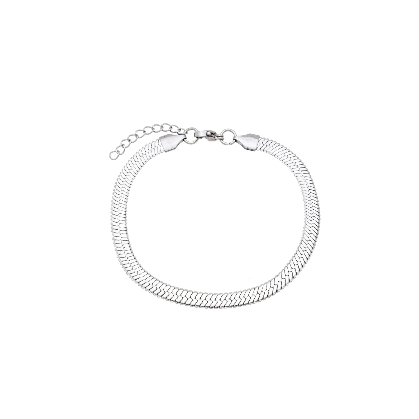 Pulseira fita em aço inox