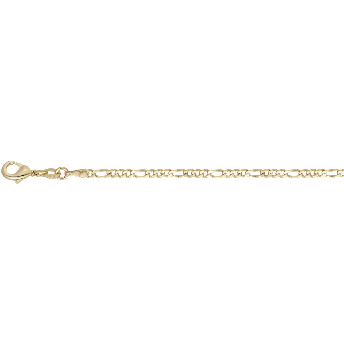 Corrente 3x1 banhada a ouro 18k - Biju & Cia.