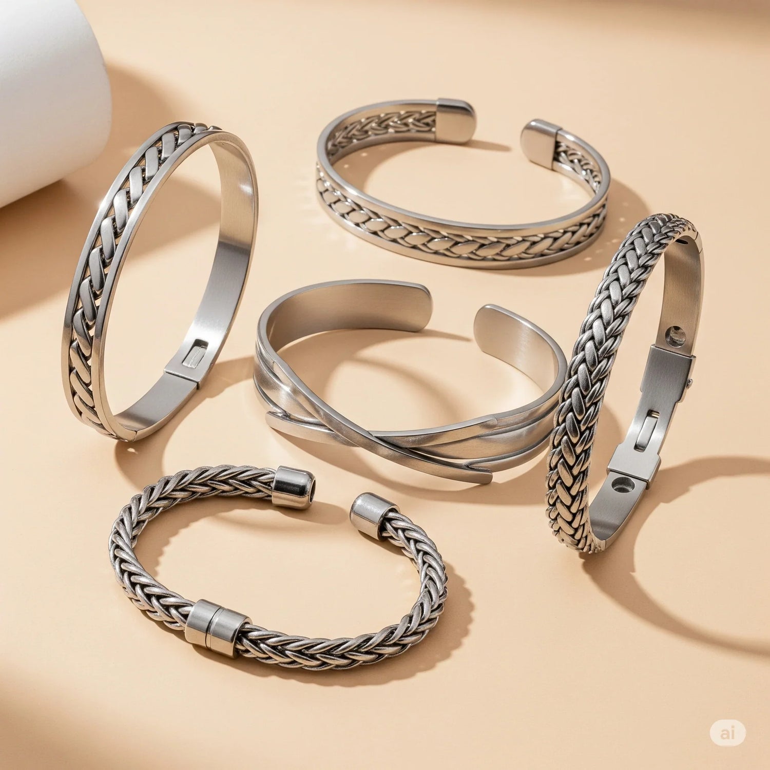 Braceletes Inox - Biju & Cia.