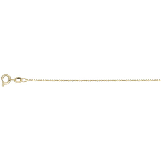 Corrente de bolinha fina banhada a ouro 18k - Biju & Cia.