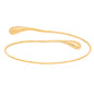 Bracelete fio com gota banhado a ouro 18k