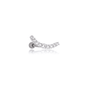 Piercing com zircônias em prata 925