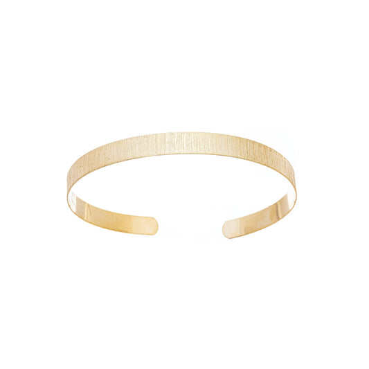 Bracelete trabalhado banhado a ouro 18k - Biju & Cia.
