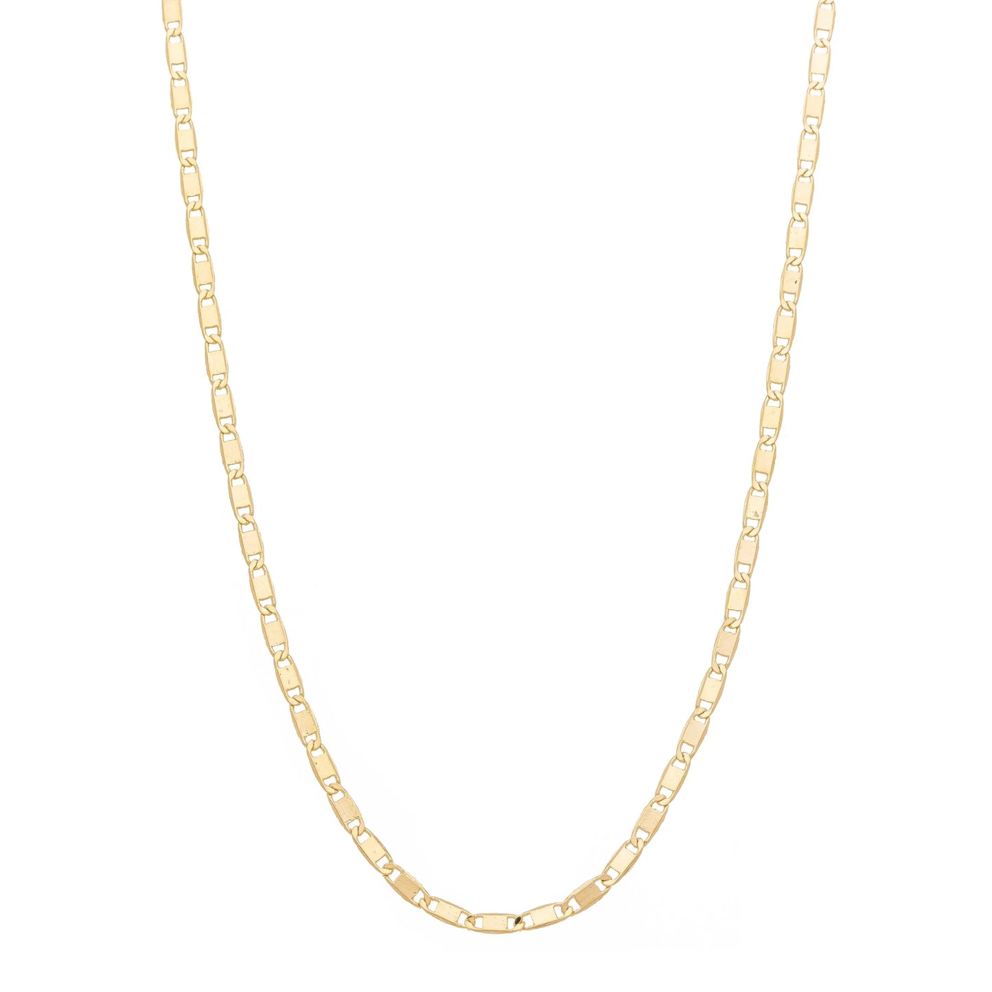 Corrente de 60 cm banhada a ouro 18k - Biju & Cia.