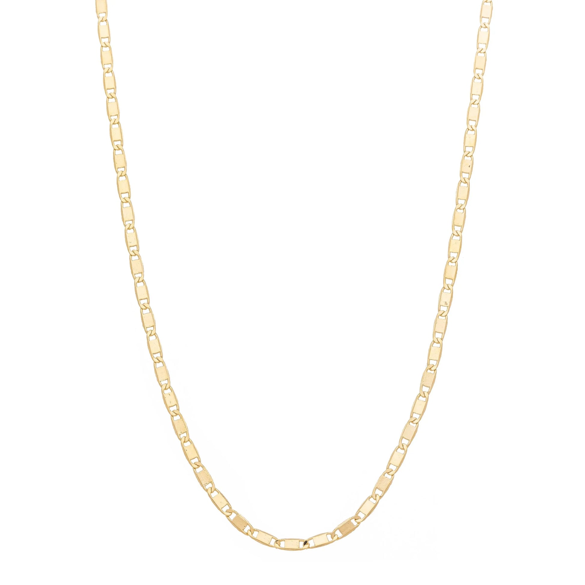 Corrente de 60 cm banhada a ouro 18k - Biju & Cia.