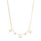 Gargantilha estrelas e zircônias banhada a ouro 18k - Biju & Cia.