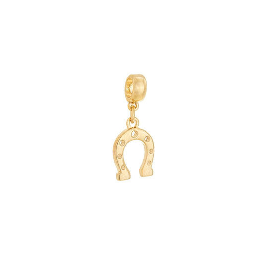 Berloque ferradura banhado a ouro 18k - Biju & Cia.