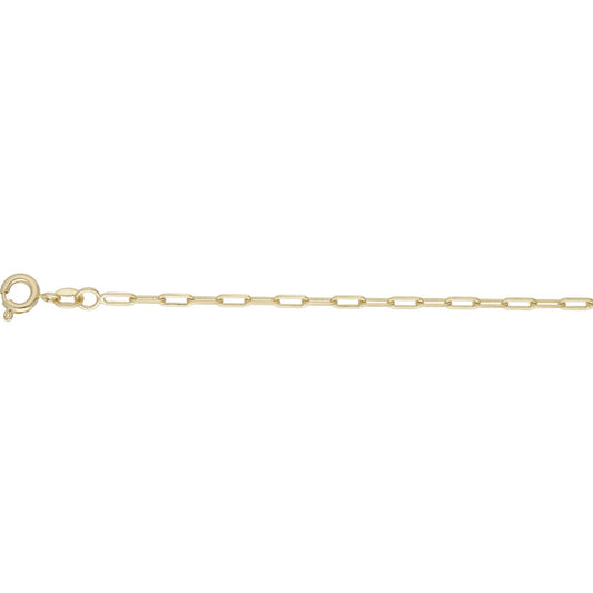 Corrente masculina de 55cm banhada a ouro 18k - Biju & Cia.