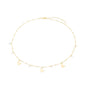 Choker de corações, bolinhas e zircônias banhada a ouro 18k - Biju & Cia.