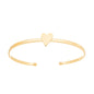 Bracelete com coração banhado a ouro 18k