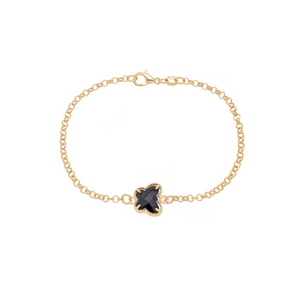 Pulseira de borboleta banhada a ouro 18k - Biju & Cia.