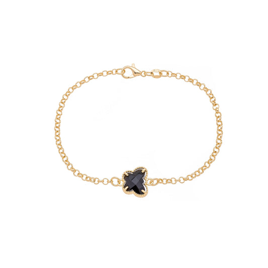 Pulseira de borboleta banhada a ouro 18k - Biju & Cia.