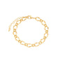 Pulseira elos banhada a ouro 18k - Biju & Cia.