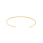 Bracelete aro torcido banhado a ouro 18k - Biju & Cia.
