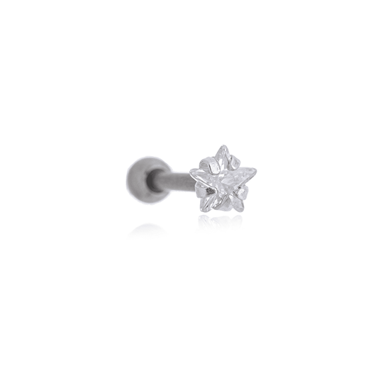 Piercing estrela em prata 925