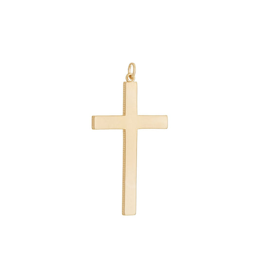 Pingente cruz banhado a ouro 18k - Biju & Cia.