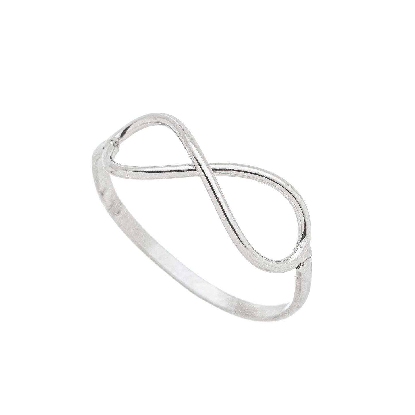 Anel infinito em aço inox