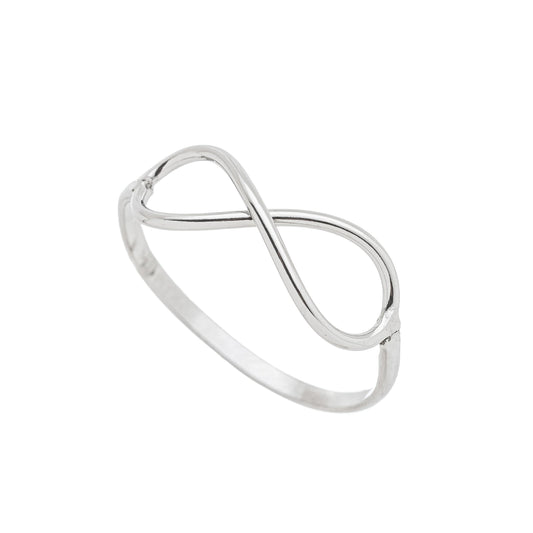 Anel infinito em aço inox