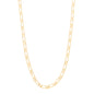 Corrente masculina 1x1 banhada a ouro 18k - Biju & Cia.
