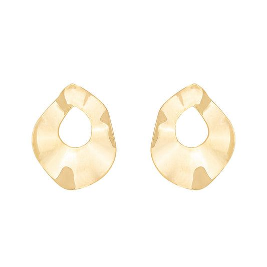 Brinco gota banhado a ouro 18k - Biju & Cia.