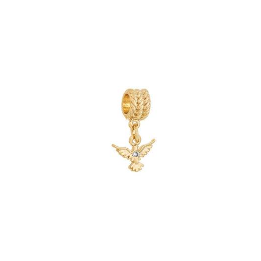 Berloque espírito santo banhado a ouro 18k - Biju & Cia.