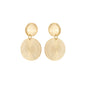 Brinco trabalhado banhado a ouro 18k - Biju & Cia.