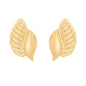 Brinco trabalhado banhado a ouro 18k - Biju & Cia.