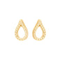 Brinco gota banhado a ouro 18k - Biju & Cia.