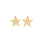 Brinco estrela banhado a ouro 18k - Biju & Cia.