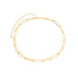 Choker elos ovais banhada a ouro 18k - Biju & Cia.