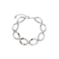 Pulseira oval em aço inox - Biju & Cia.