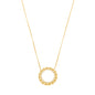 Gargantilha de mandala com zircônias banhada a ouro 18k - Biju & Cia.