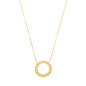 Gargantilha de mandala com zircônias banhada a ouro 18k - Biju & Cia.