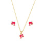 Conjunto menina com renina banhado a ouro 18k - Biju & Cia.