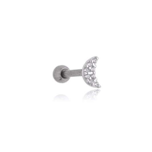 Piercing Lua em prata 925