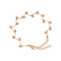 Pulseira com bolinhas banhada a ouro 18k