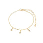 Pulseira com estrelas banhada a ouro 18k - Biju & Cia.