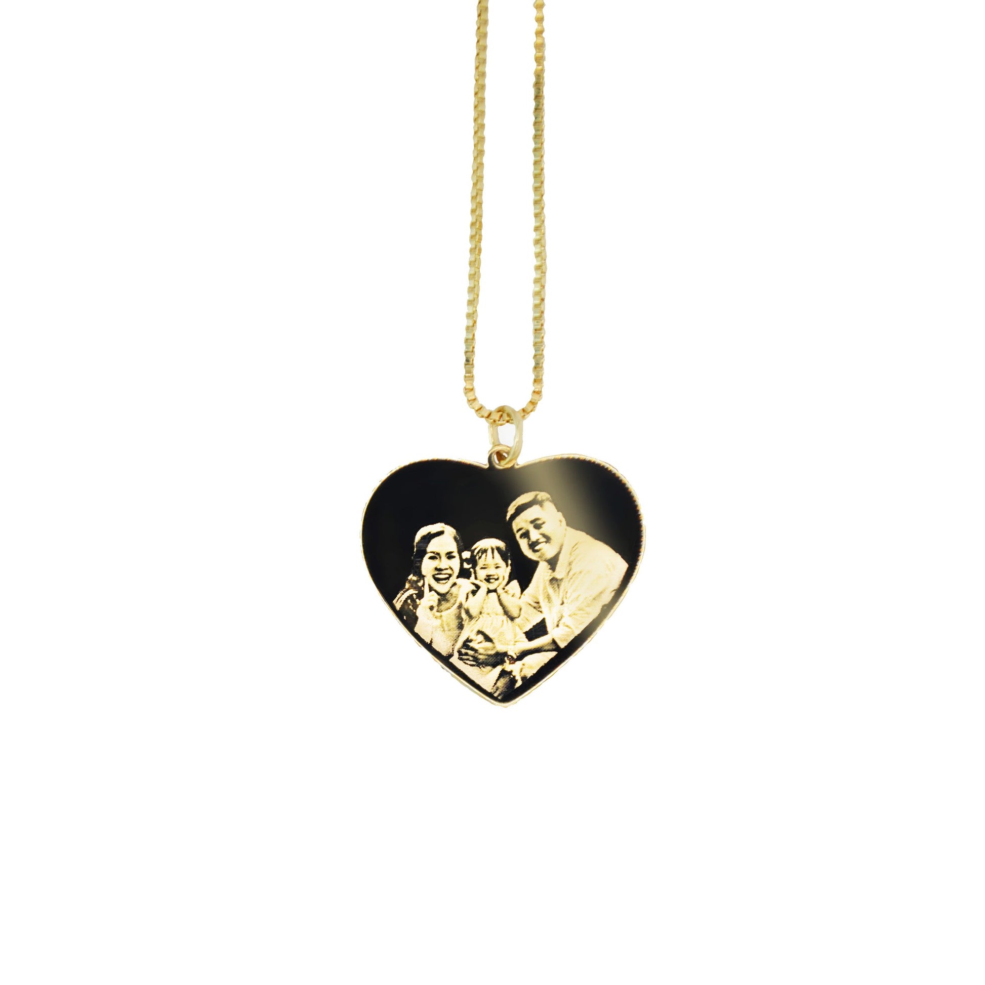 Gargantilha com pingente personalizado banhado a ouro 18k - Biju & Cia.