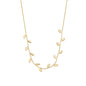 Gargantilha choker folhas banhada a ouro 18k - Biju & Cia.