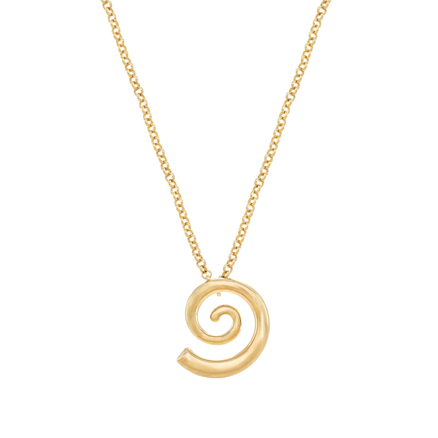 Gargantilha caracol banhada a ouro 18k - Biju & Cia.