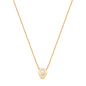 Gargantilha oval com zircônia banhada a ouro 18k - Biju & Cia.