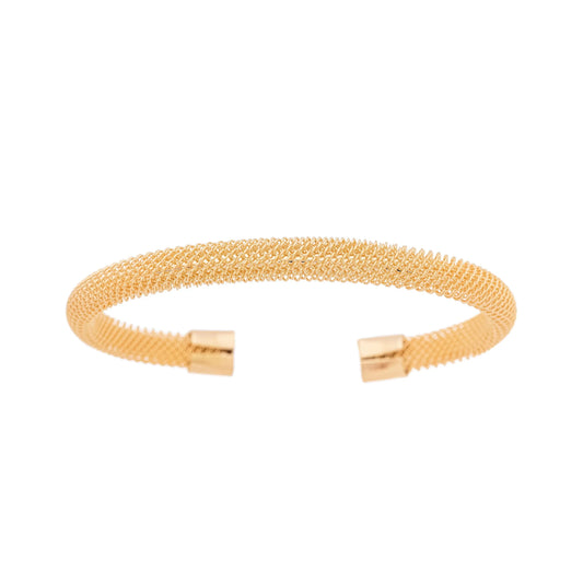 Bracelete redinha banhado a ouro 18k