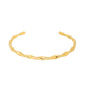 Bracelete trabalhado banhado a ouro 18k