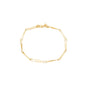 Pulseira dupla de palitos banhada a ouro 18k - Biju & Cia.