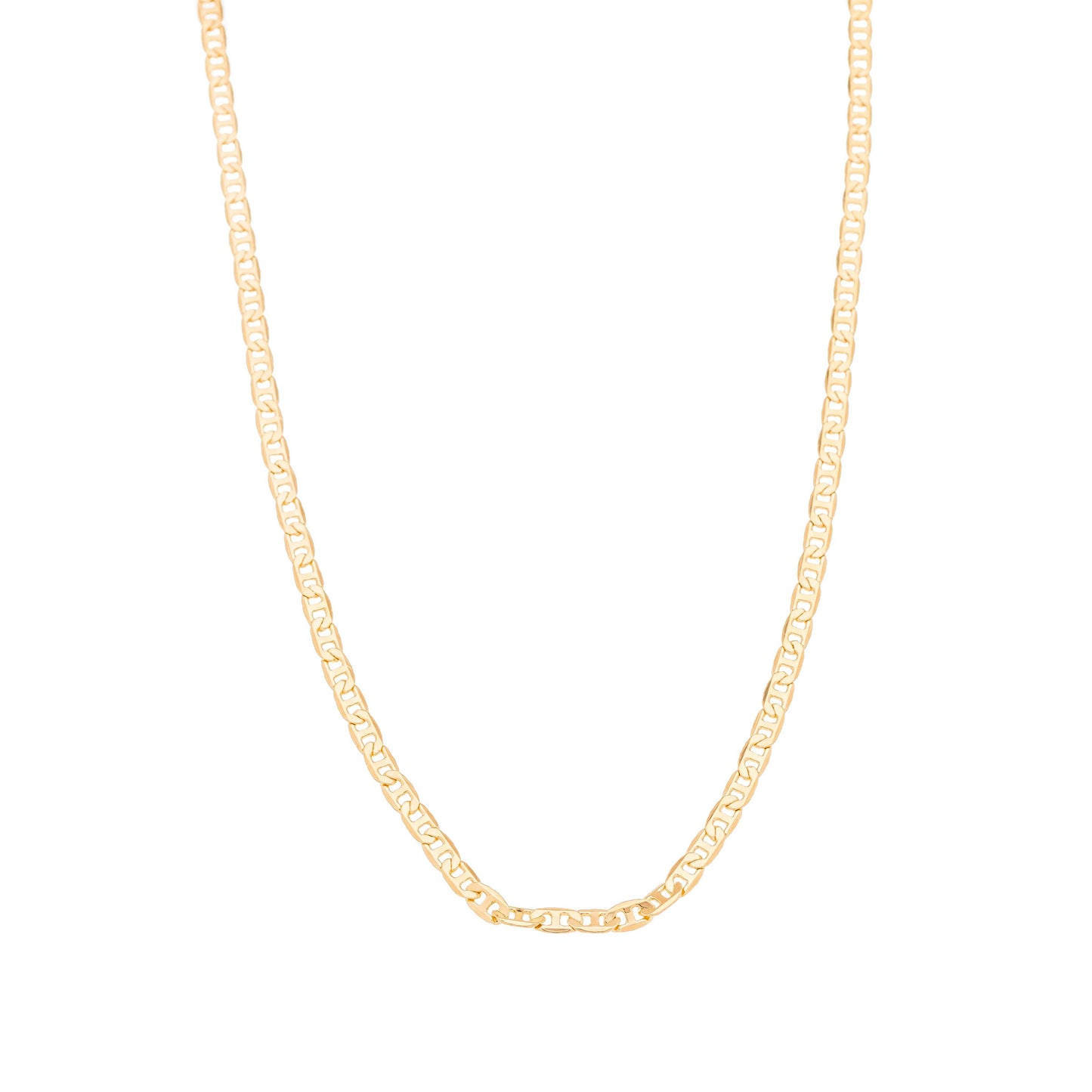 Corrente 70 cm banhada a ouro 18k - Biju & Cia.