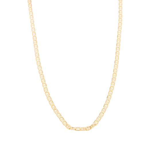 Corrente 70 cm banhada a ouro 18k - Biju & Cia.